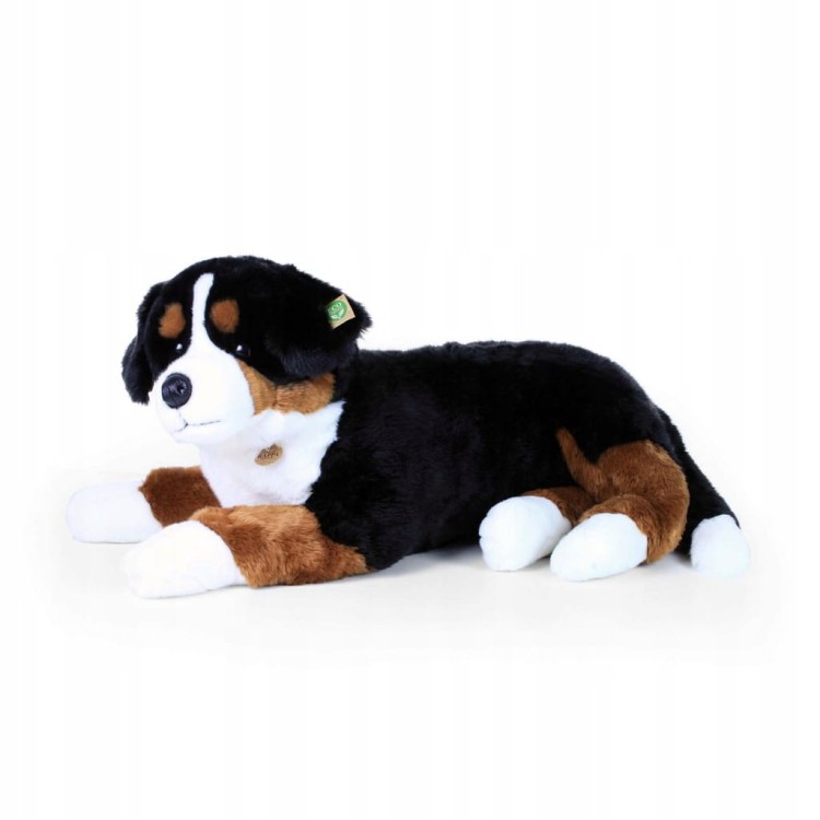 Pies berneński XXL Rappa 89 cm – realistyczny, hipoalergiczny pluszak dla dzieci