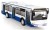 Autobus Interaktywny Dźwięki Zgłasza Przystanki 28cm Niebieski