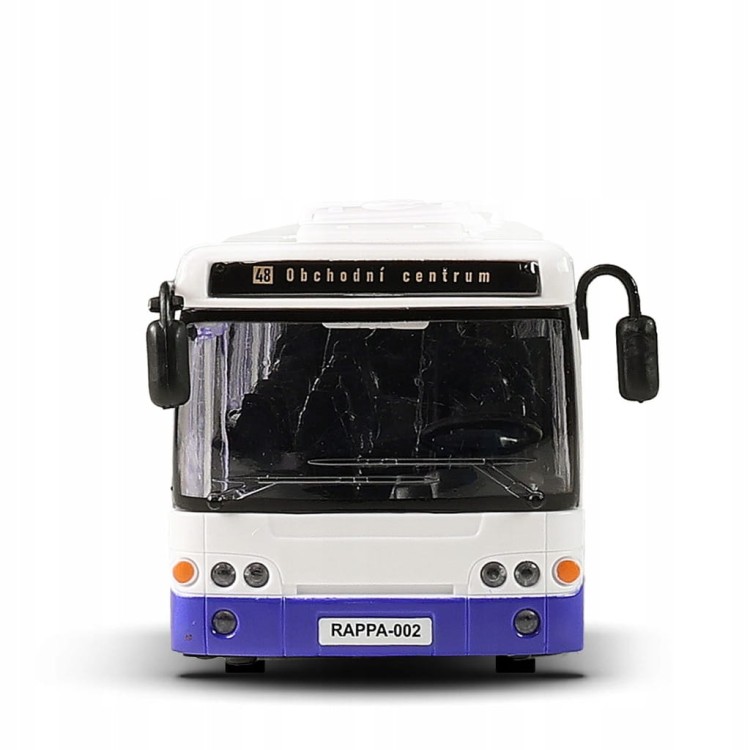 Autobus Interaktywny Dźwięki Zgłasza Przystanki 28cm Niebieski