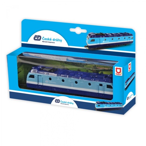 Lokomotywa Metalowa Pociąg Koleje Czeskie 17cm