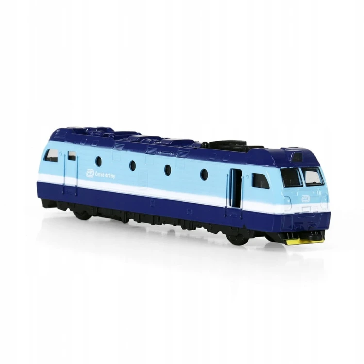 Lokomotywa Metalowa Pociąg Koleje Czeskie 17cm