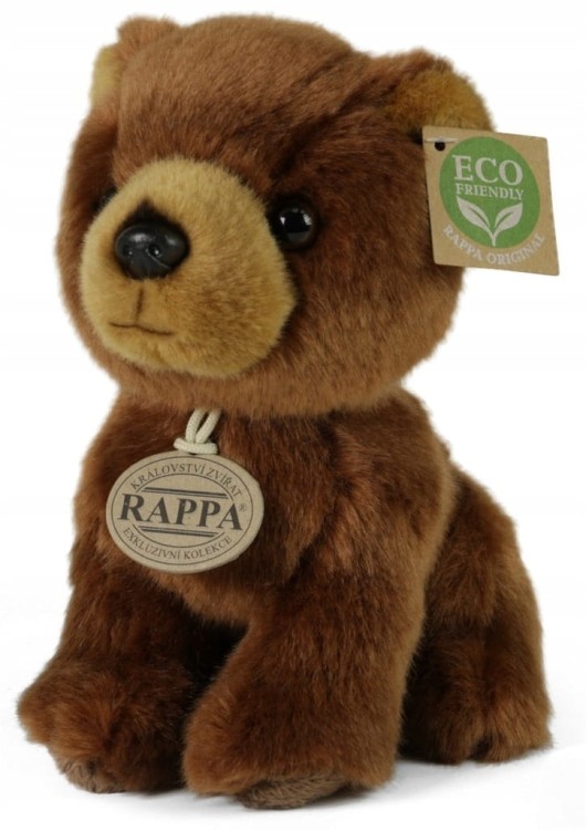 alt="Pluszak miś Rappa 18 cm – ekologiczna maskotka idealna na prezent dla dziecka"