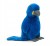 alt="Pluszak papuga niebieska Uni-Toys 25 cm – realistyczna maskotka eco friendly"