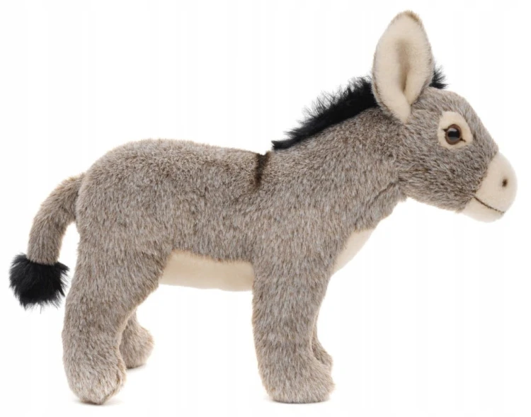 Pluszak Maskotka Osioł Osiołek Stojący Eco Friendly 20cm