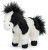 Pluszak koń czarno-biały Uni-Toys 19 cm – realistyczna maskotka