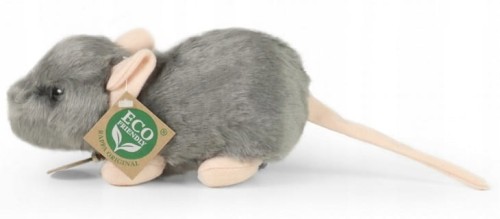 alt="Maskotka myszka 16 cm bez ogona – ekologiczny pluszak idealny na prezent"