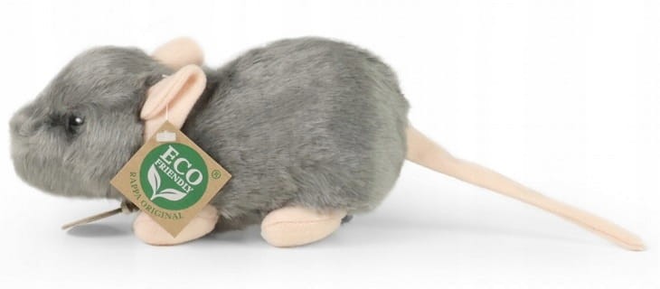 alt="Maskotka myszka 16 cm bez ogona – ekologiczny pluszak idealny na prezent"