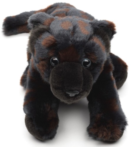 maskotka czarna pantera Uni-Toys z długim ogonem