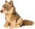 Maskotka wilk Uni-Toys Eco Friendly – ekologiczny pluszak z certyfikatem CE