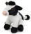 alt="Pluszak krowa czarno-biała Eco Friendly Uni-Toys 14 cm – urocza maskotka zwierzątka"