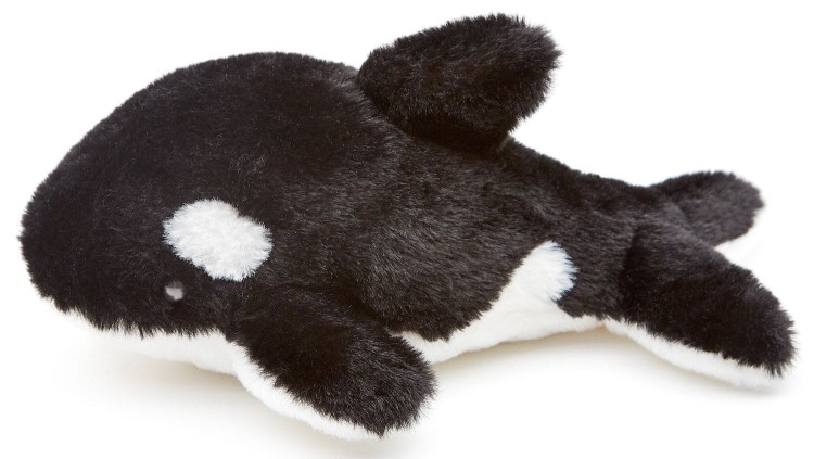 orka pluszak Uni-Toys czarno biała