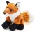 alt="Pluszak lis siedzący Eco Friendly Uni-Toys 15 cm – realistyczna maskotka leśna"
