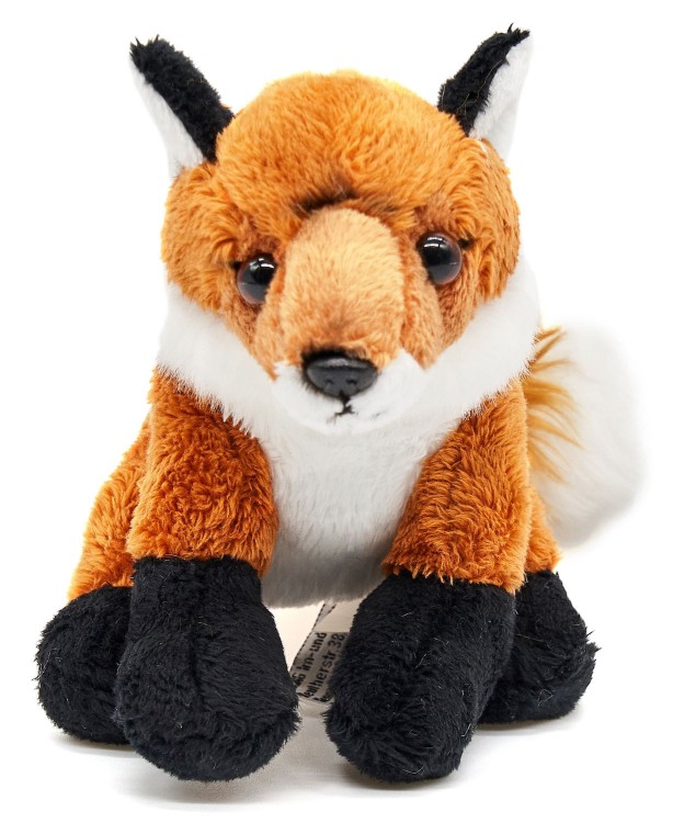 alt="Maskotka lis Uni-Toys – ekologiczny pluszak o rudym futerku z certyfikatem CE"