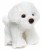 Maskotka maltańczyk siedzący Eco Friendly Uni-Toys 13 cm – uroczy pluszak psa