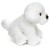 Maltańczyk siedzący Eco Friendly Uni-Toys 13 cm – ekologiczny pluszak dla dzieci