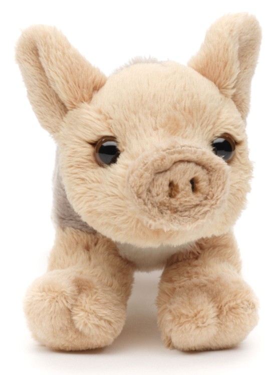 alt="Maskotka prosiaczek Uni-Toys – ekologiczny pluszak o różowym futerku"