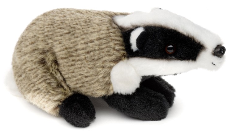 alt="Maskotka borsuk Uni-Toys – ekologiczny pluszak z certyfikatem CE"