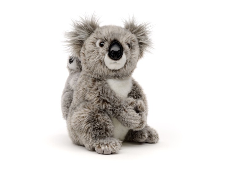 Pluszowa koala z dzieckiem Eco Friendly Uni-Toys – miękka maskotka z certyfikatem CE