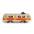 alt="mały model tramwaju czeskiego 8,5 cm"