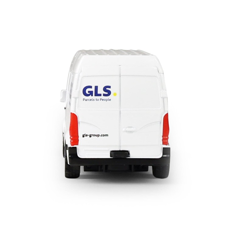 alt="metalowy van GLS kolekcjonerski"