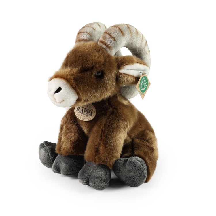 alt="Pluszak owca bighorn Eco Friendly 28 cm – realistyczna maskotka"