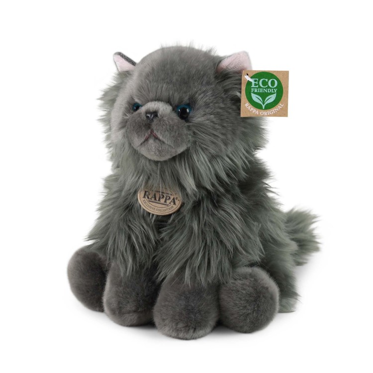alt="Pluszak kot perski szary Eco Friendly Rappa 30 cm – realistyczna maskotka"