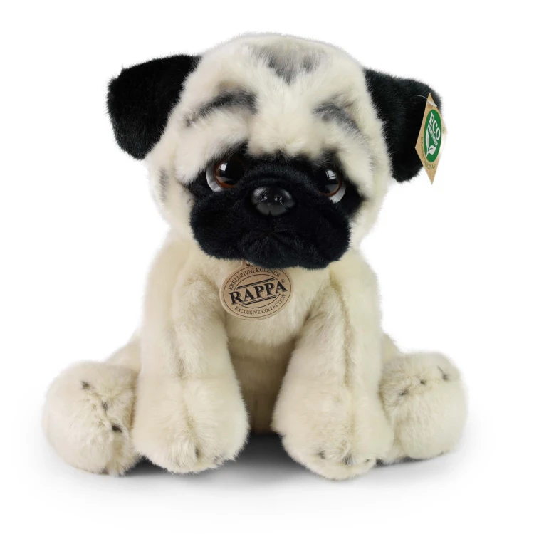 alt="Pluszak mops Eco Friendly Rappa 30 cm siedzący"