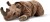 pluszak nosorożec Uni-Toys 32 cm leżący