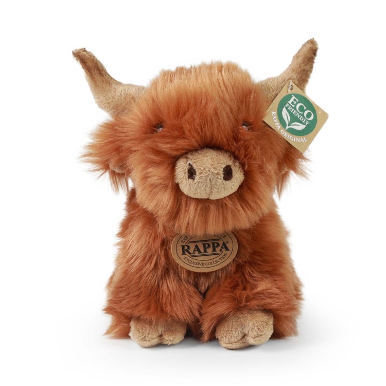 alt="Maskotka Highland cow ekologiczna 20 cm"