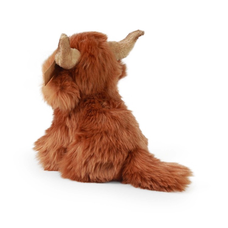 alt="Highland cow realistyczny pluszak 20 cm"