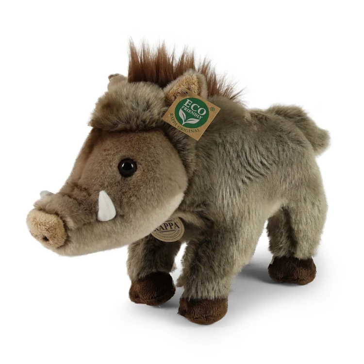 alt="Pluszak dzik Eco Friendly Rappa 30 cm – realistyczna maskotka"