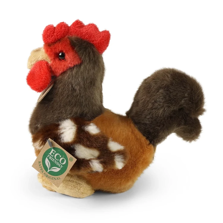 alt="Kura pluszak z recyklingu PET Rappa"