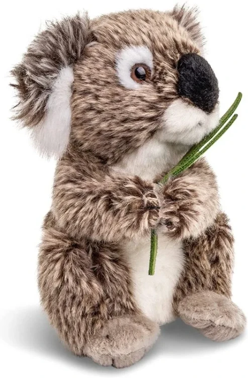 eko friendly pluszak koala Rappa widok boczny z gałązką