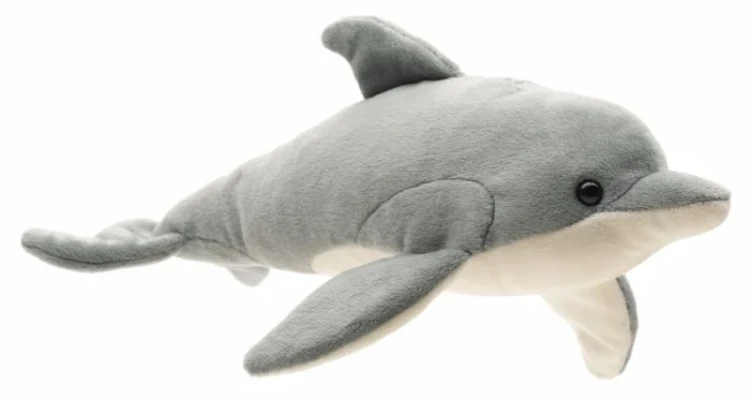 Pluszak delfin Uni-Toys realistyczny widok boczny