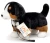 pluszak berneński pies pasterski Uni-Toys ze smyczą 29 cm