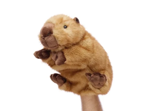 Pacynka kapibara Uni-Toys 28 cm – realistyczna maskotka eco friendly