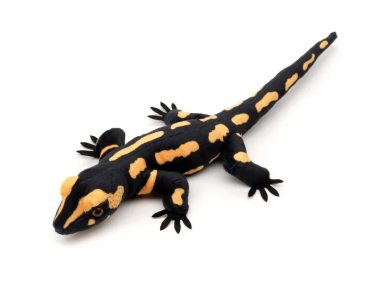 pluszak salamandra czarno żółta