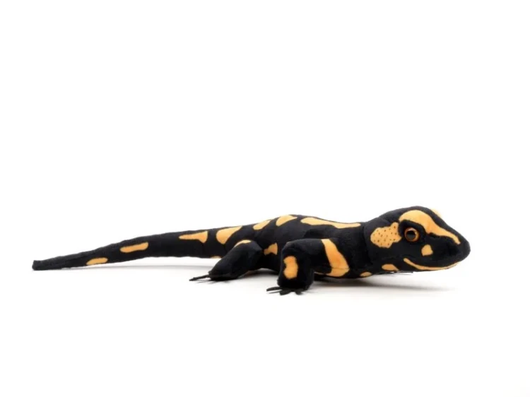 pluszak salamandra czarna z żółtymi plamami