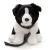 Pluszak Border Collie ze smyczą Uni-Toys 24 cm – realistyczna maskotka