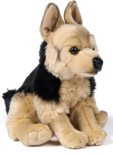 Owczarek niemiecki Uni-Toys – eco friendly pluszak w pozycji siedzącej