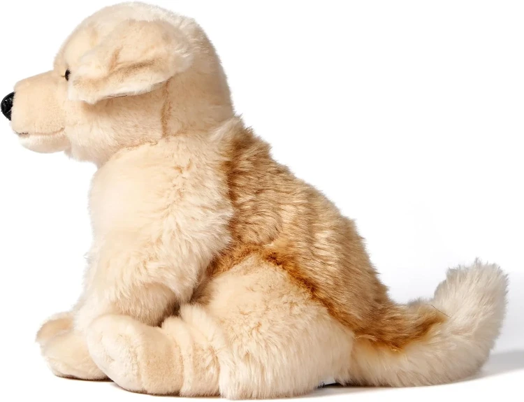 "Pluszowy labrador 37 cm z ogonem – realistyczna maskotka