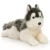 maskotka psa husky leżący Uni-Toys