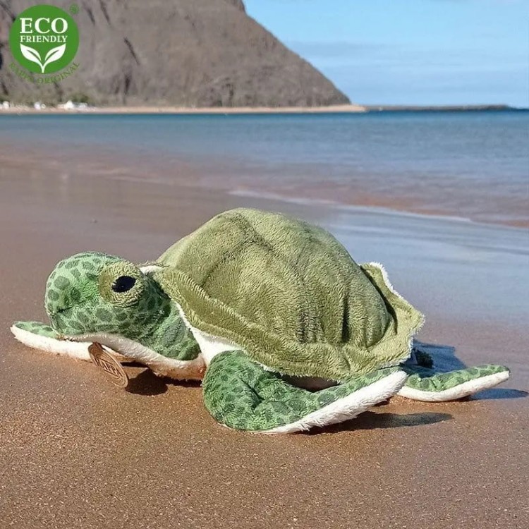 Pluszak maskotka Żółw Żółwik Eco Friendly Prezent 30cm