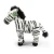 zebra Rappa maskotka czarno-biała