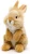 królik angorski brązowy Uni-Toys pluszak 18 cm