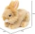królik Uni-Toys 18 cm brązowy