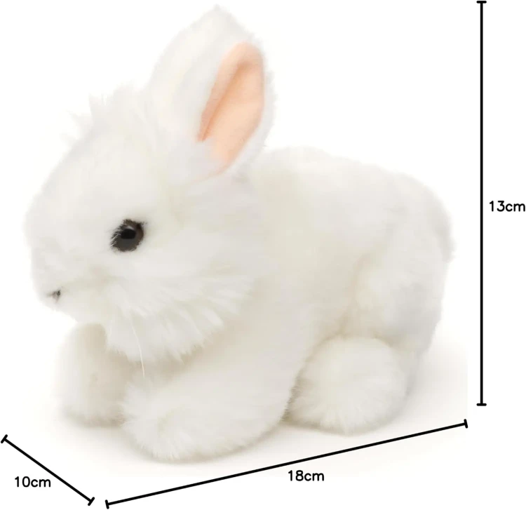 królik angorski Uni-Toys maskotka