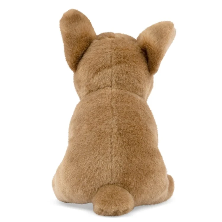 buldog francuski pluszak z materiału z recyklingu