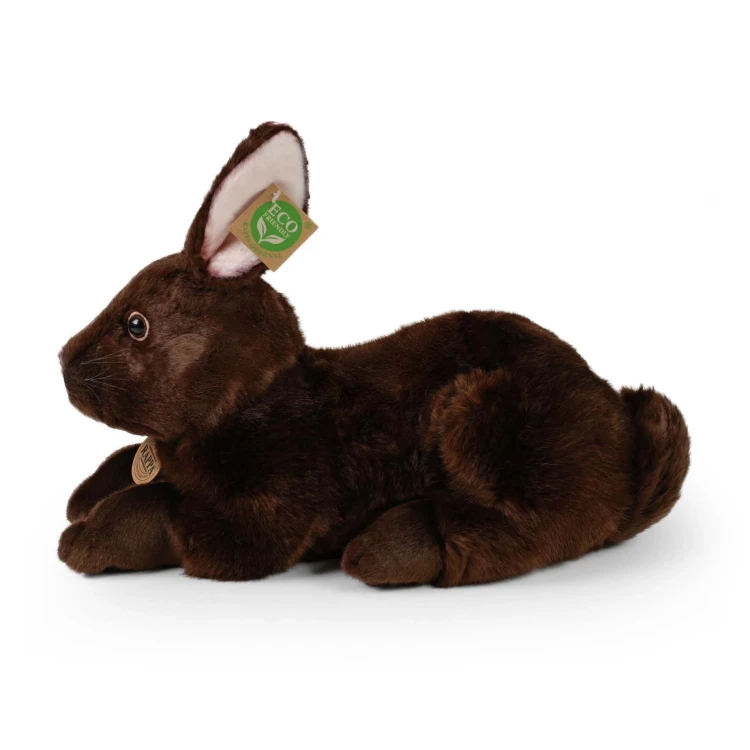 maskotka królik pluszak brązowy królik ekologiczna maskotka zwierzątko