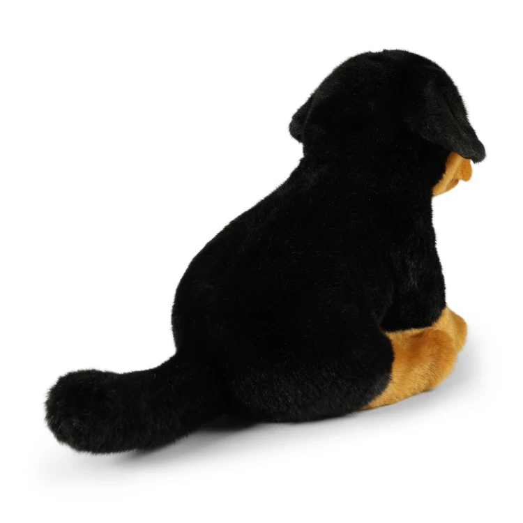 maskotka rottweiler pluszak pies widok z tyłu